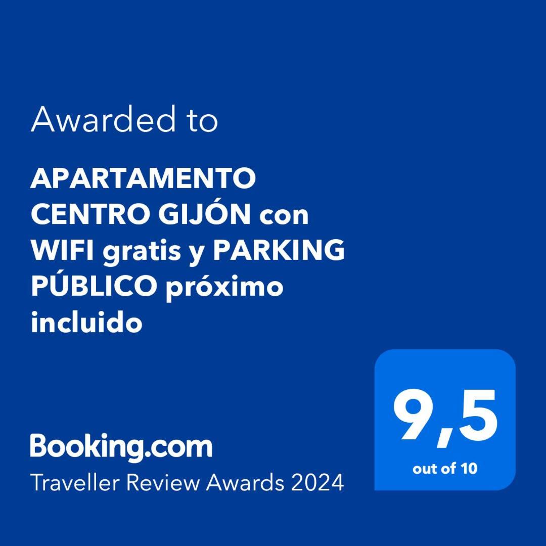 Apartamento Centro Gijon Con Wifi Gratis Y Parking Publico Proximo Incluido Exterior foto